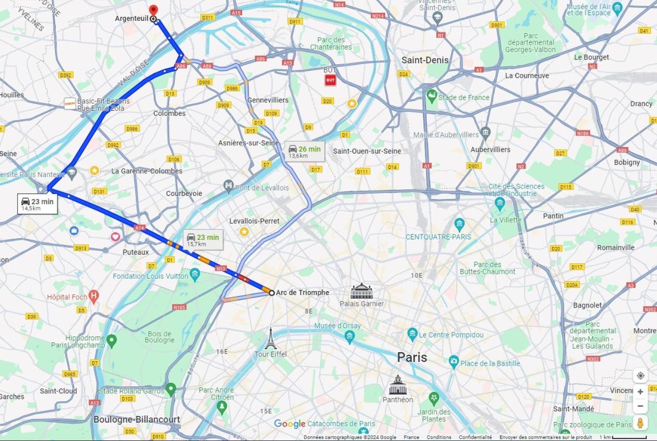 Charmant Appartement A 25 Minutes De Paris. Argenteuil Zewnętrze zdjęcie